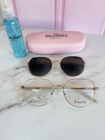 Clip on Valentina dorado