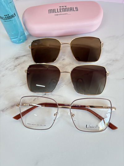 Clip on dos placas Belén bordo 