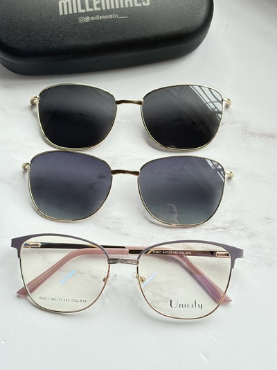 Clip on dos placas tayla lavanda