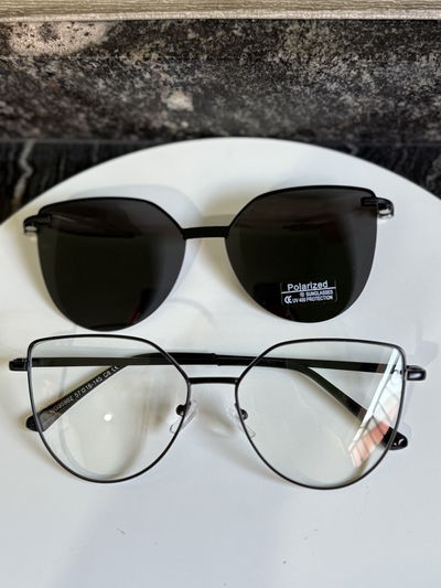 Clip on Char total black 