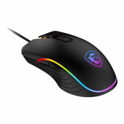 MOUSE MSI FORGE GM300 GAMING OPTICO /7200 DPI/7 BOTONES/ USB /BLACK / RGB