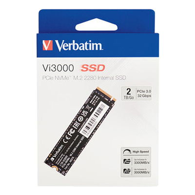 DISCO SSD 2 TB PCIE NVME M.2 2280 VERBATIM VI 3000