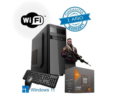 CPU RYZEN 5 8600G/A620M/16GB 5600MHZ/SSD240GB/GAB KIT 600W