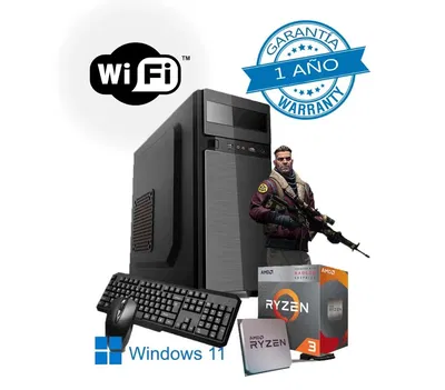 CPU RYZEN 3 3200G/A520M/16GB 3200MHZ/SSD240GB/GAB KIT 600W