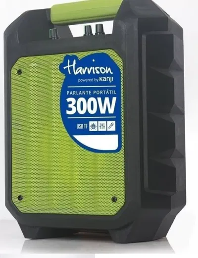 PARLANTE KANJI 300W HARRISON SINTEX VERDE BLUETOOTH