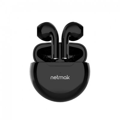 NETMAK AURICULAR INALAMBRICO BT TOUCH NEGRO NM-GUMY