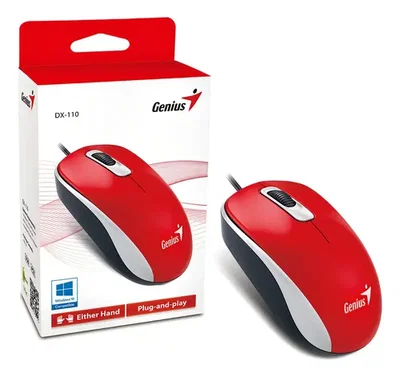 MOUSE GENIUS DX-110 RED G5 / USB