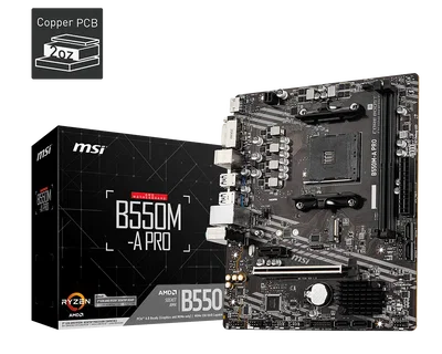 MOTHER MSI B550M-A PRO AM4 H/DV M.2 DDR4
