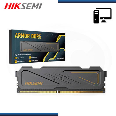 DDR5 16 GB 5600MHZ HIKSEMI ARMOR BLACK (DISIPADOR)