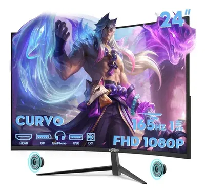 MONITOR LED 24 CURVO E-VIEW 2351CUR HDMI/DP 165HZ (1920x1080)