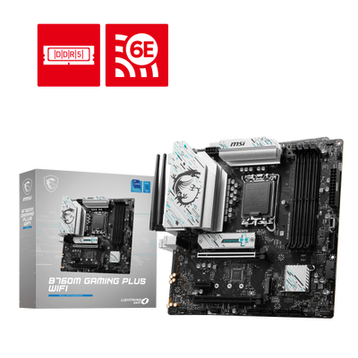 MOTHER MSI B760M GAMING PLUS WIFI 1700 H/DP/ M.2 / DDR4