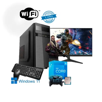 PC INTEL CORE I5-10400+MONITOR 22"/H510M/8GB 3200MHZ/SSD240GB/GAB KIT 600W
