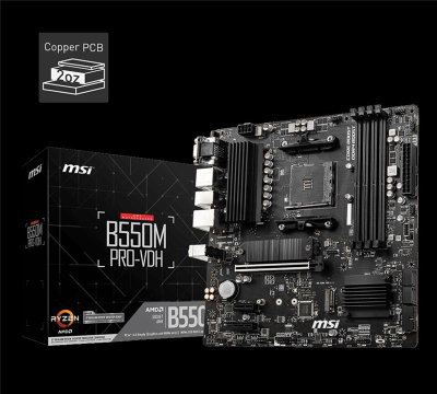 MOTHER MSI B550M PRO-VDH AM4 H/DP/V M.2 / DDR4