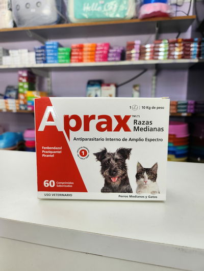 Antiparasitario Aprax hasta 10kg