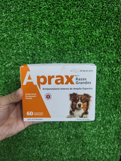 Antiparasitario Aprax hasta 20kg