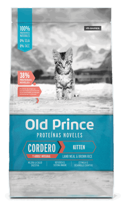 Old Prince kitten cordero y arroz 3kg