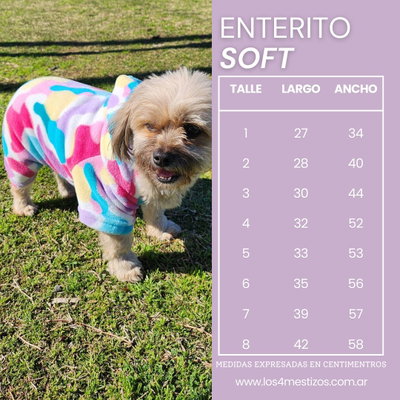 TABLA DE MEDIDAS ENTERITO SOFT