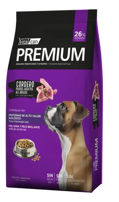 Vitalcan Premium perro cordero 20kg