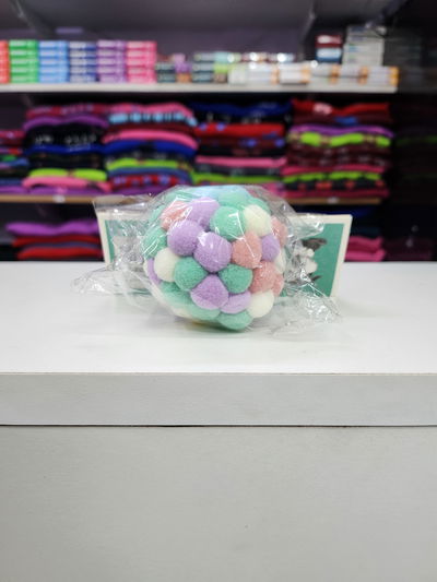 Juguete pelota pompon