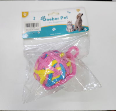 Juguete pelota lana con cascabel