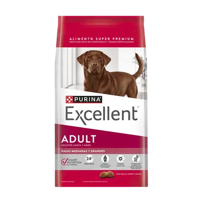 Excellent perro adulto raza mediana y grande 20kg