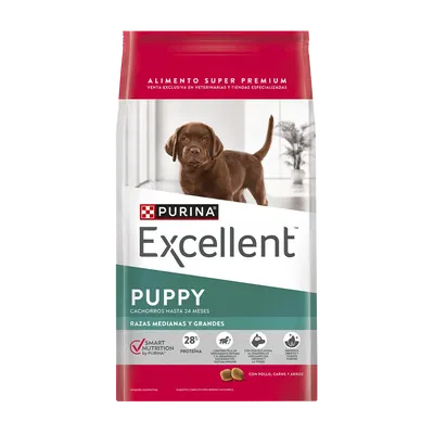 Excellent puppy raza mediana y grande 20kg
