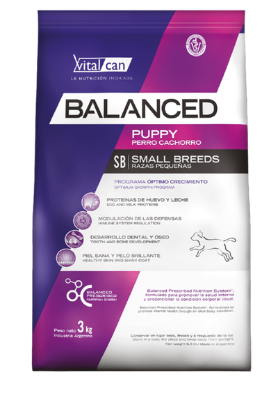 Vitalcan Balanced perro puppy small 7,5kg