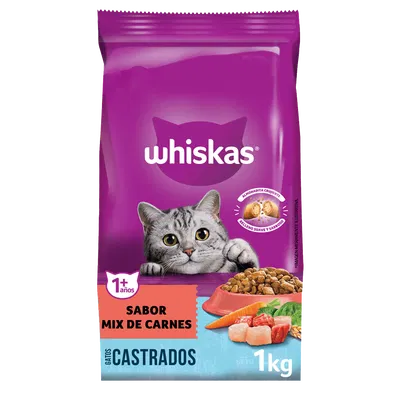 Whiskas gato castrado 10kg
