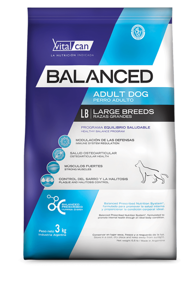 Vitalcan Balanced perro adulto large 20kg