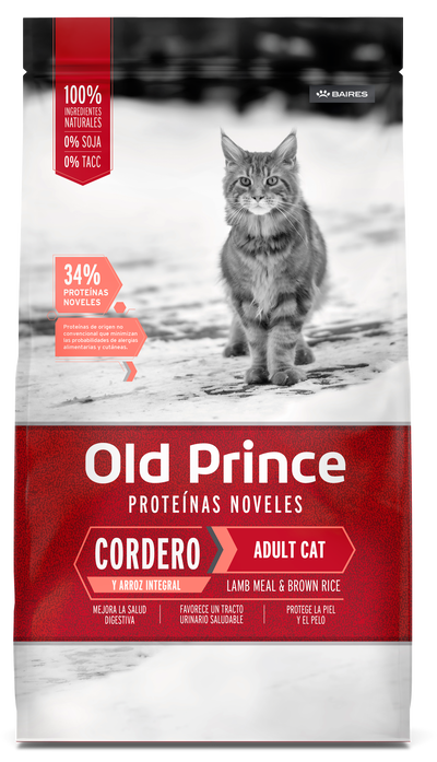 Old Prince gato adulto cordero y arroz 7,5kg 