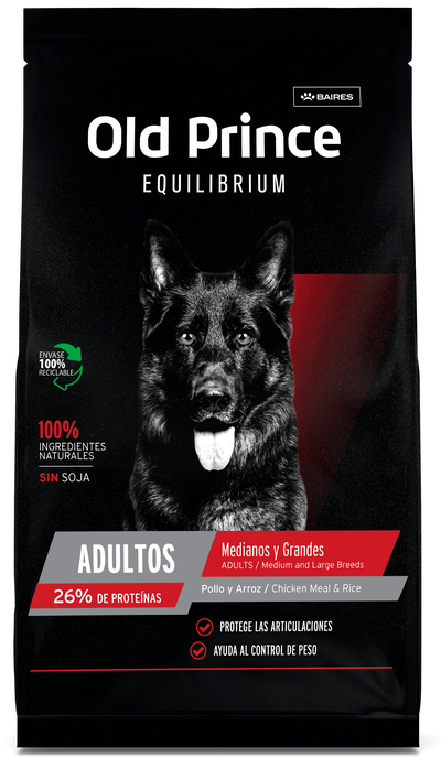 Old Prince perro adulto equilibrium 20kg