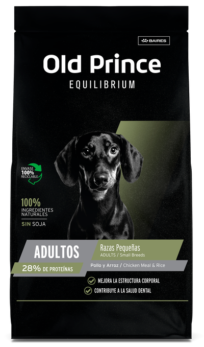 Old Prince perro adulto raza pequeña equilibrium 15kg