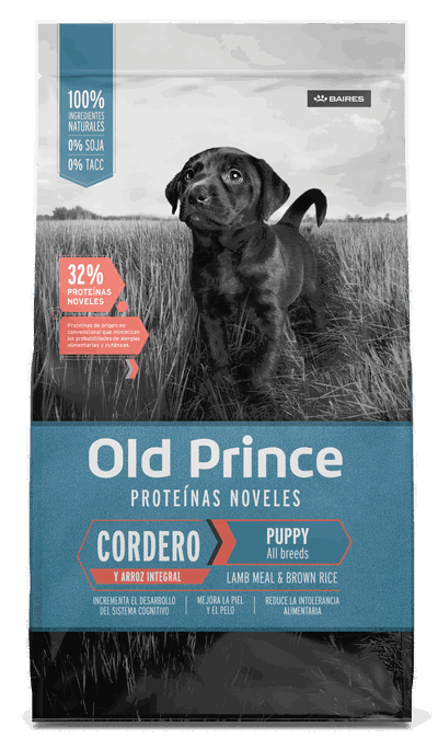 Old Prince perro puppy cordero y arroz 15kg