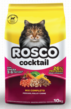 Rosco gato adulto cocktail 10kg
