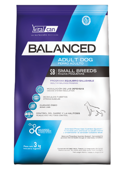 Vitalcan Balanced perro adulto small 7,5kg