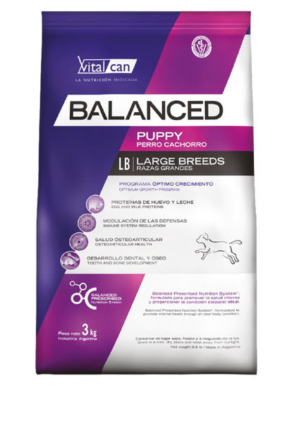 Vitalcan Balanced perro puppy large 20kg