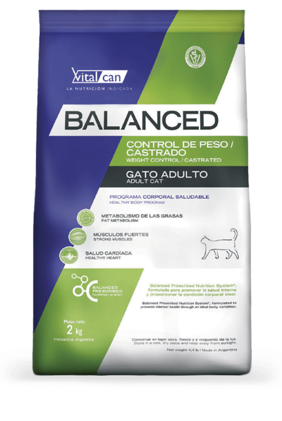 Vitalcan Balanced gato castrado / control peso 7,5kg