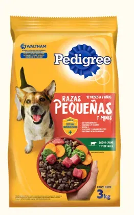 Pedigree adulto raza pequeña 1kg 