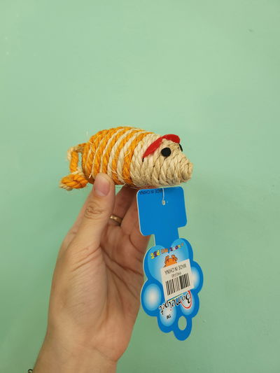 Juguete rata sisal mediana