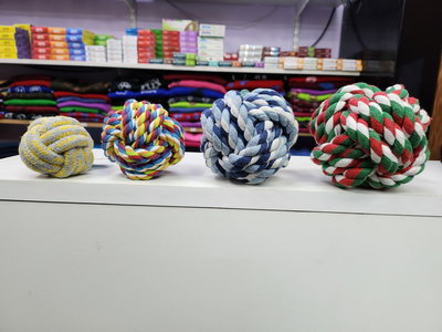 Juguete pelota de soga