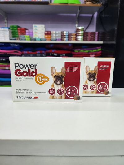 Comprimido Power Gold 4.5 a 10kg (1 mes)