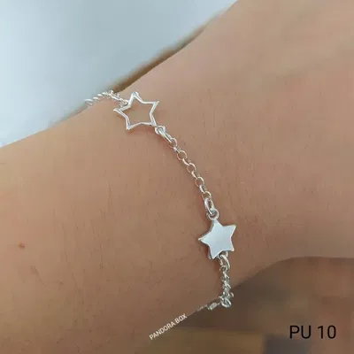 Pulsera c/ estrellas - 18cm con extensor