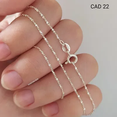 Cadena rope diamantada fina