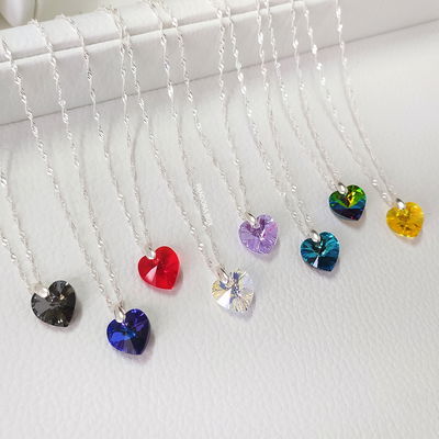 Conjunto corazón Swarovski - 45cm