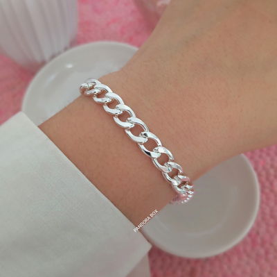 Pulsera Grumet blanco - 20cm