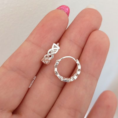 Argollas trenzas - Laminado premium 