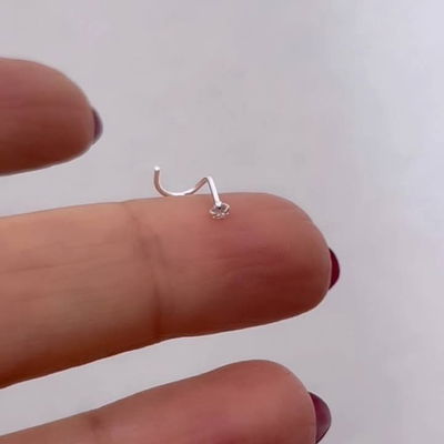 Nostril cubic - plata