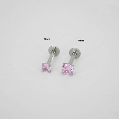 Labret cubic Rosa 
