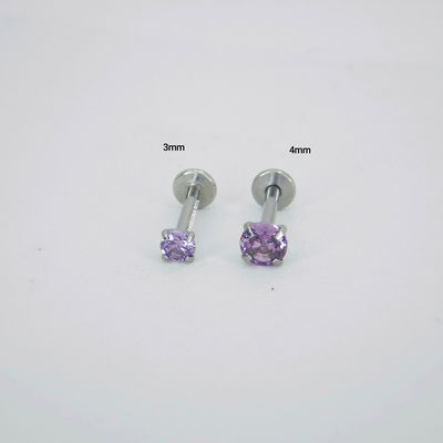 Labret cubic Lila 