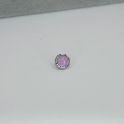 Top gema Opalo Violeta - Titanio 